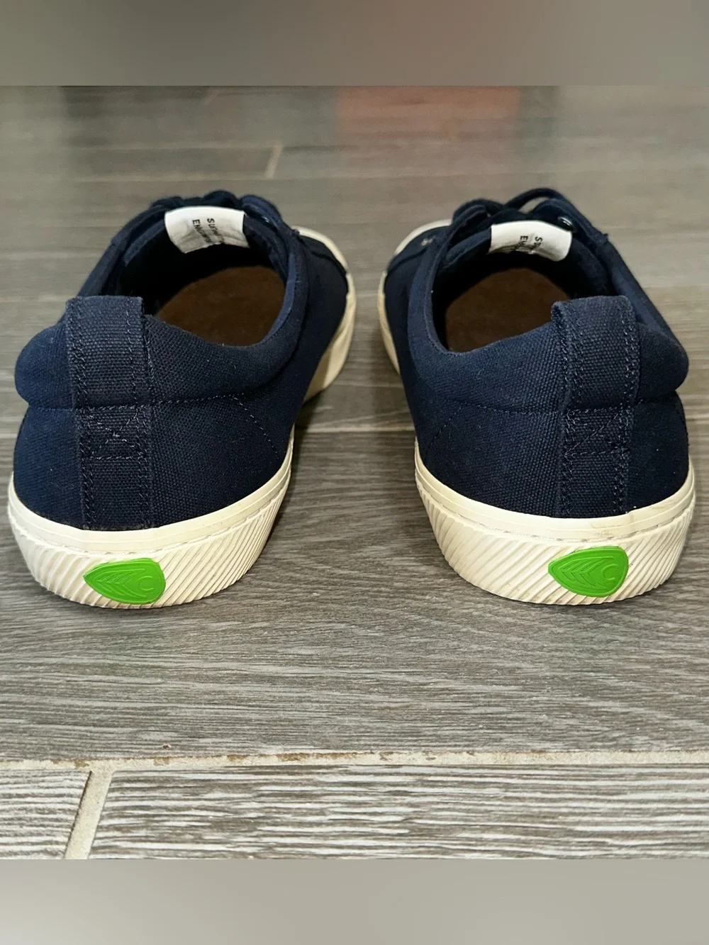 Cariuma OCA Athletic Shoes Men’s 13 Navy Canvas Lace Up Casual Low Top Sneakers